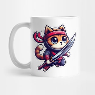 Ninja cat Mug